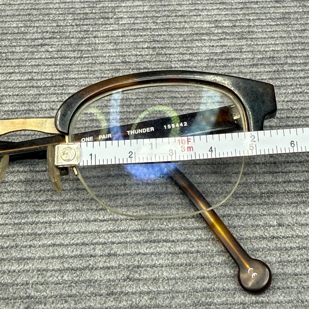 l.a.Eyeworks Thunder 159442 Tortoise Gold Eyeglasses‎ Frames Japan Handcrafted